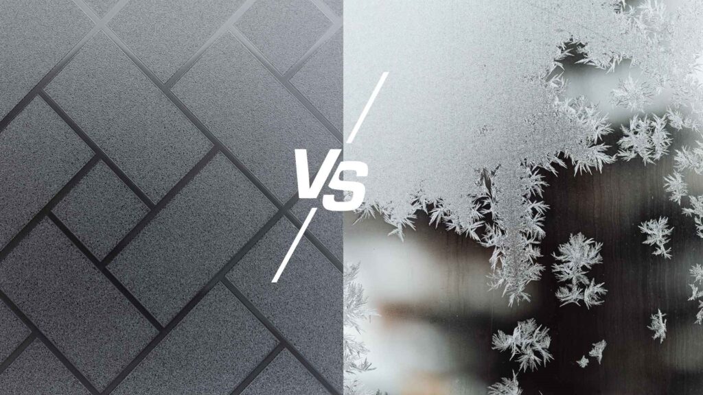 Frosted vs. Patterned Decorative Tint