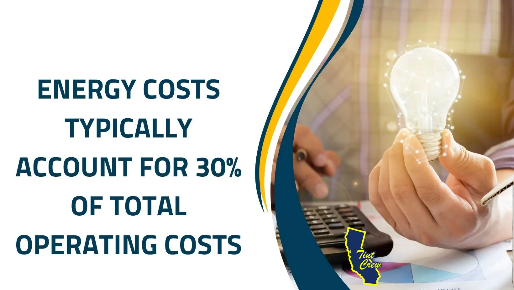 Energy Costs Typically Account for 30% of Total Operating Costs