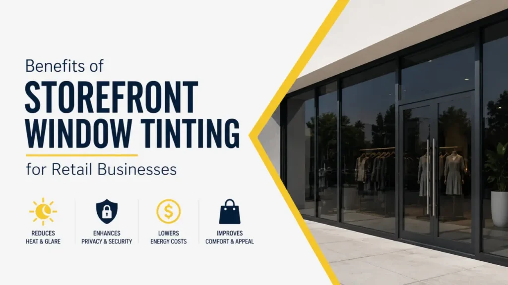 Benefits of Storefront Window Tinting for Retail Businesses